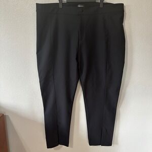 Summersalt Ponte Pants Career Office Dress Trousers Stretch Black Womens Size 22